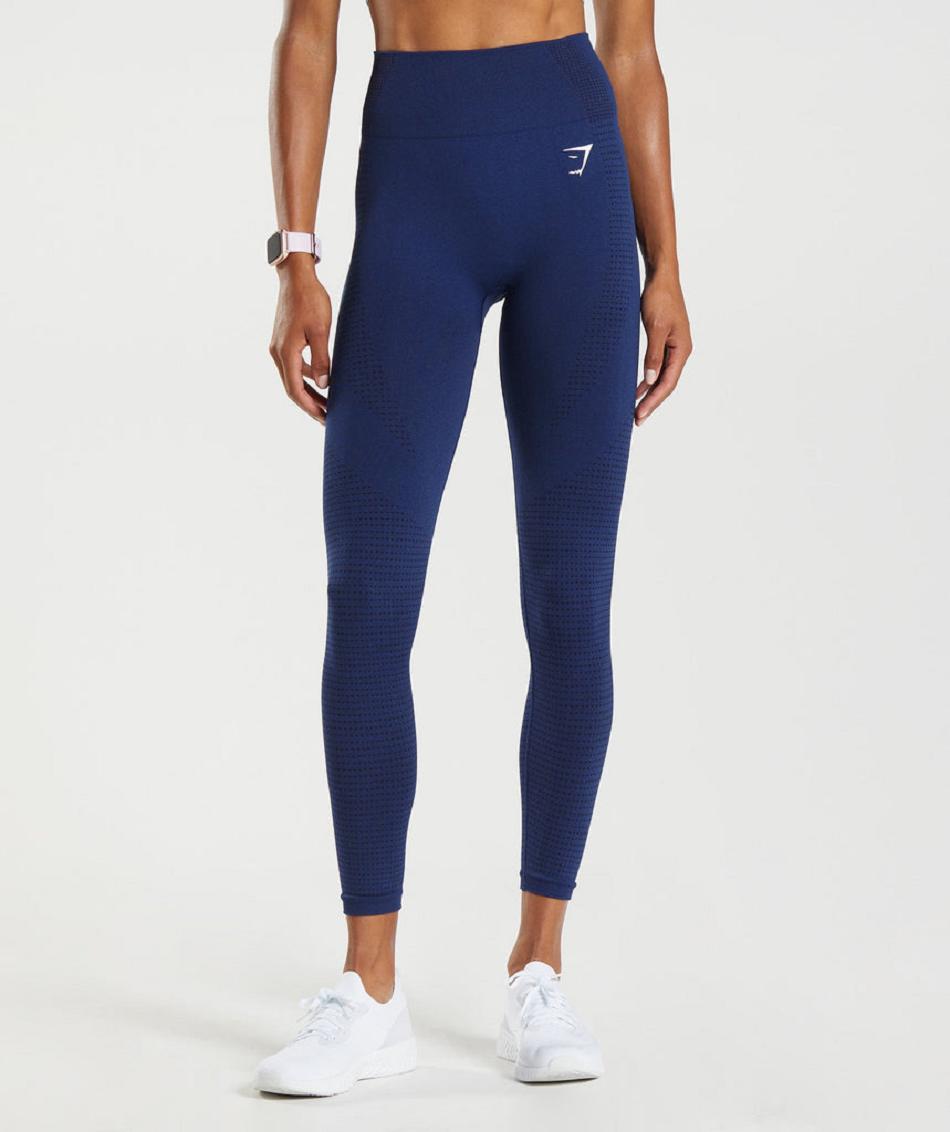 Leggins Gymshark Vital Seamless 2.0 Mujer Azules | CO 2814HAP